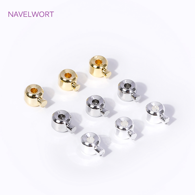 Eyepin Ball End - Wholesale 18K Gold Plated Brass Clip
