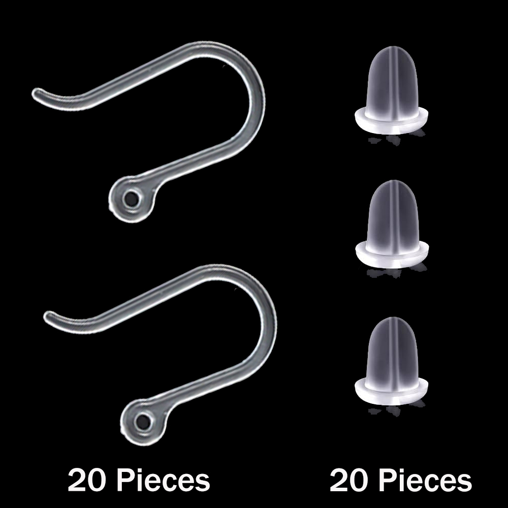Jewelry Making Resin - 20pcs Plastic Earring Hooks Ear Wire