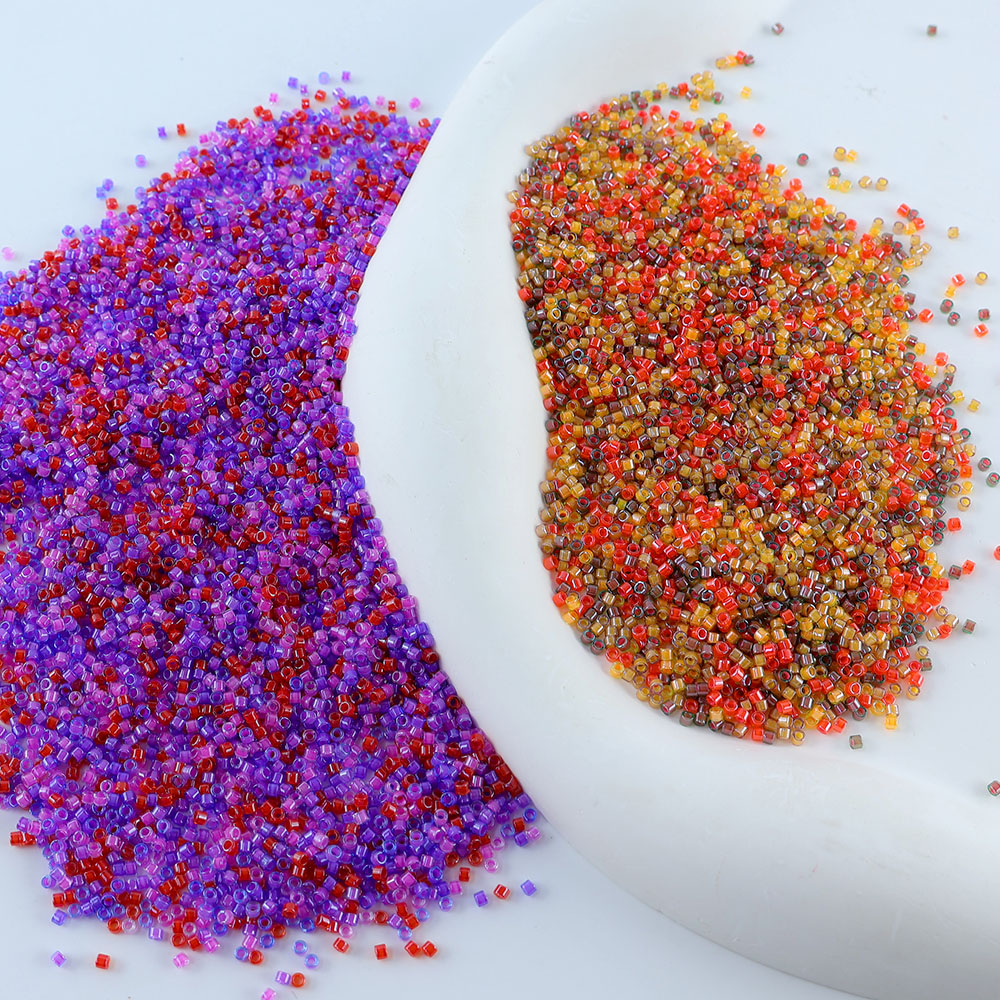 Seed Bead Tube - Japanese imported Miyuki mixed color Delica