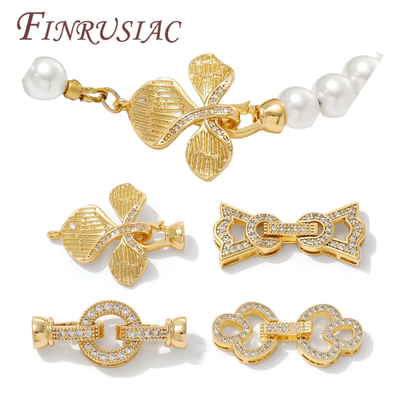 Jewelry Making Bead - 18K Gold Plated Connectors Clasps For