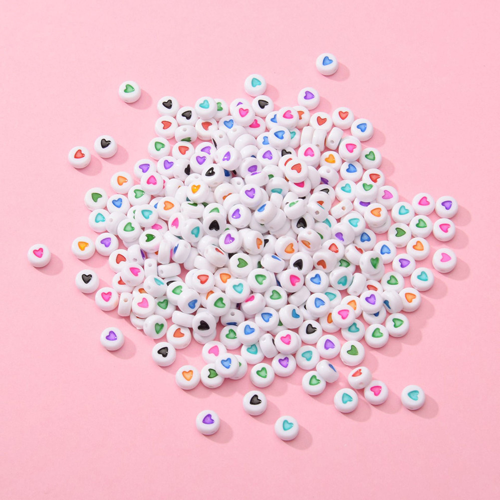 Jewelry Making Kits For Kids - 400Pcs DIY Jewelry Beads Love Pattern