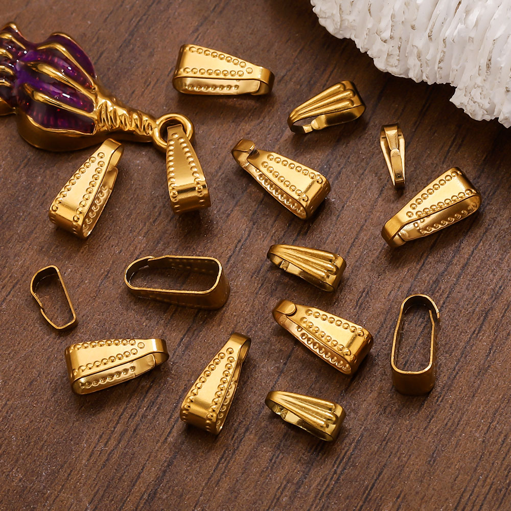 50pcs Gold Color Stainless Ste - Jewelry Making Materials Wholesale のレビューと価格
