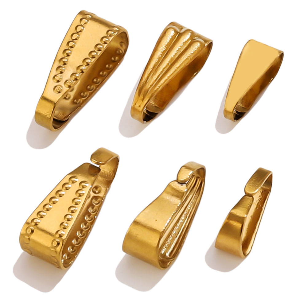 50pcs Gold Color Stainless Ste - Jewelry Making Materials Wholesale のレビューと価格