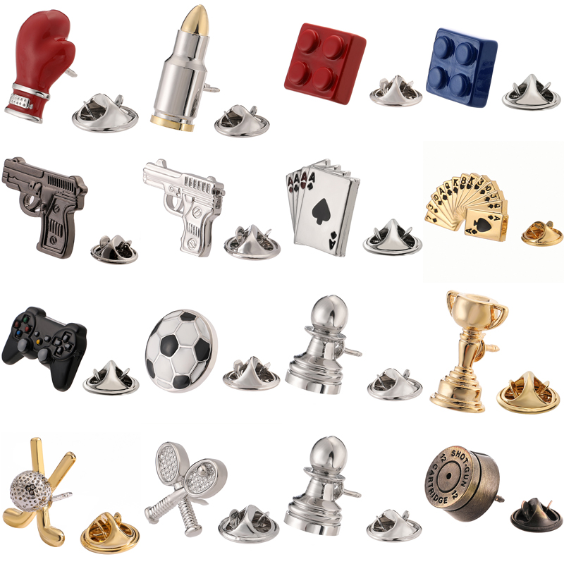 Classical men's women's brooch - Eyepin Ball End のレビューと価格