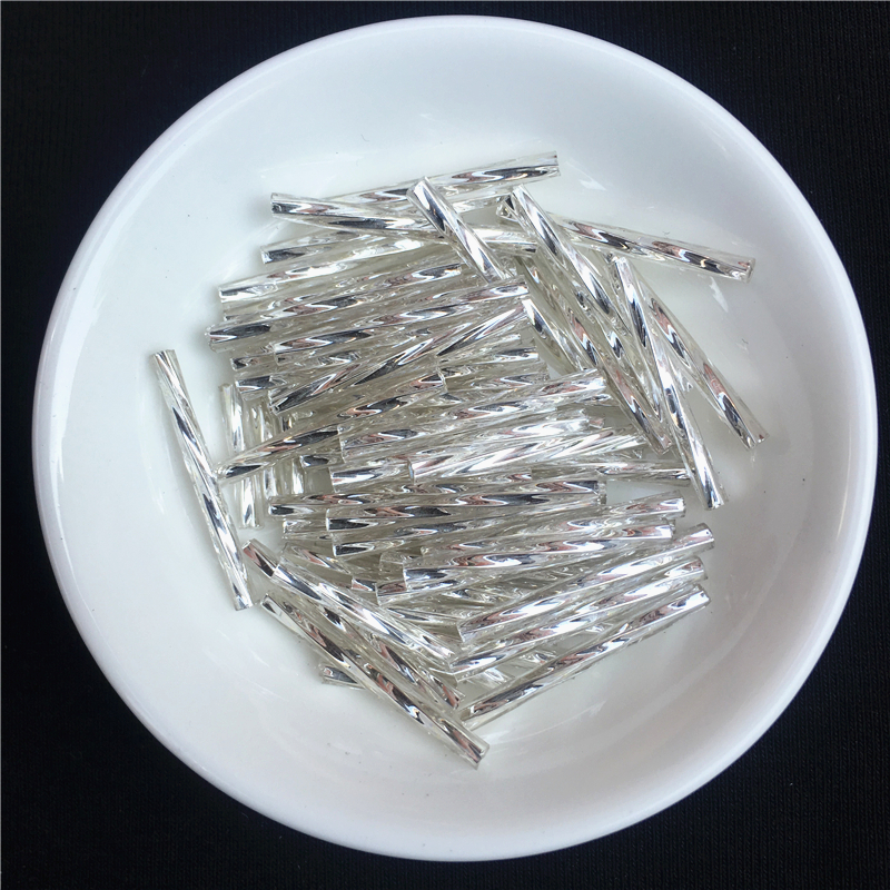 36Pcs/Lot 2.5mm*25mm Twist Cze - Seed Bead Tube のレビューと価格