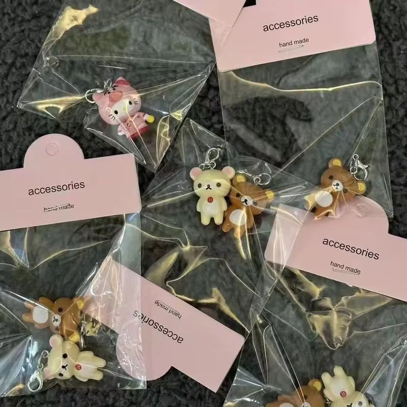 Rilakkuma Keychain Cute Kawaii - Jewelry Making Resin のレビューと価格