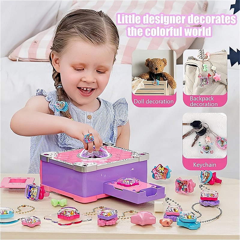 3D Sticker Maker Kit DIY Jewel - Jewelry Making Kits For Kids のレビューと価格