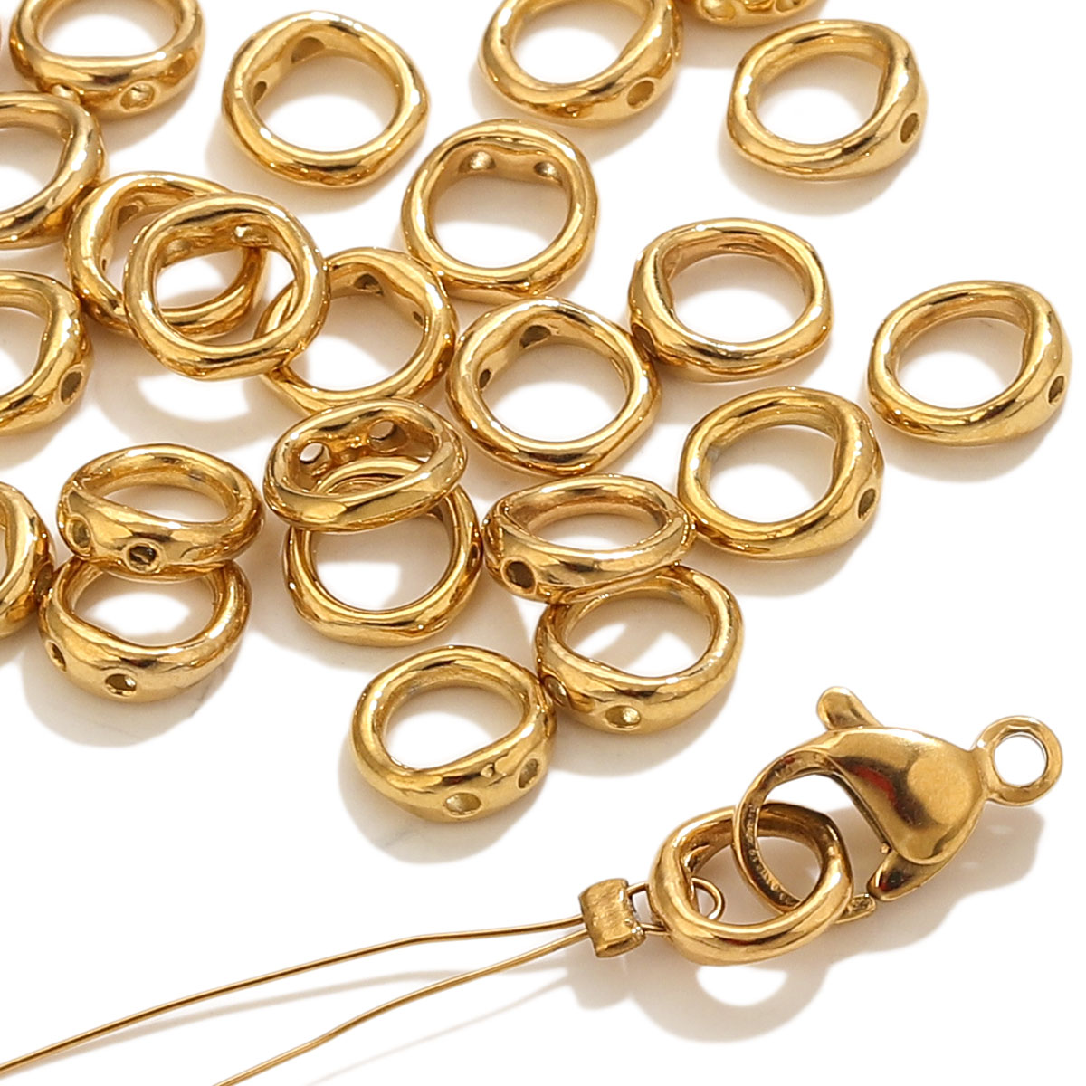 20pcs Stainless Steel Clasps E - Jewelry Making Bead のレビューと価格