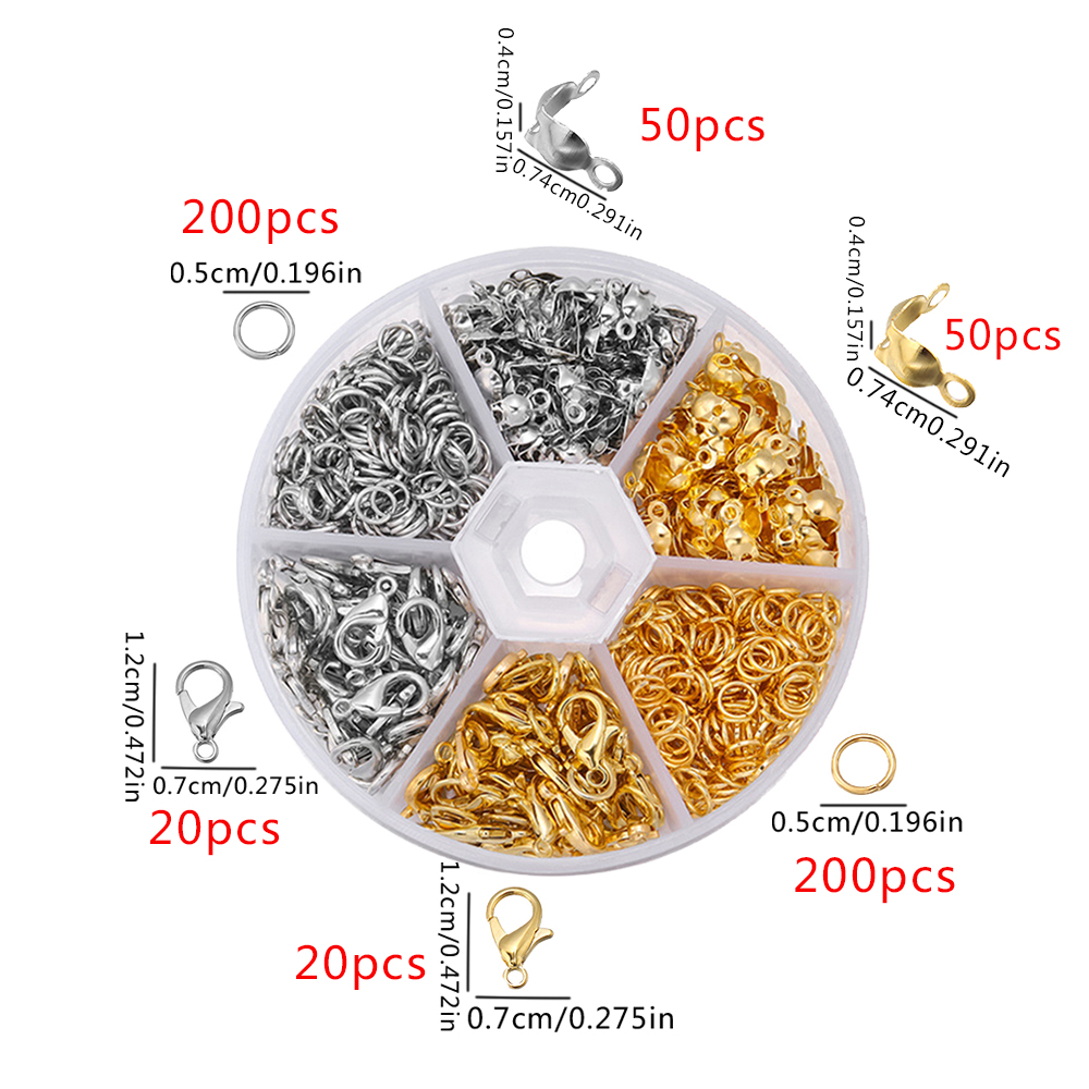 540pcs Stainless Steel Lobster - Jewelry Making Bead のレビューと価格