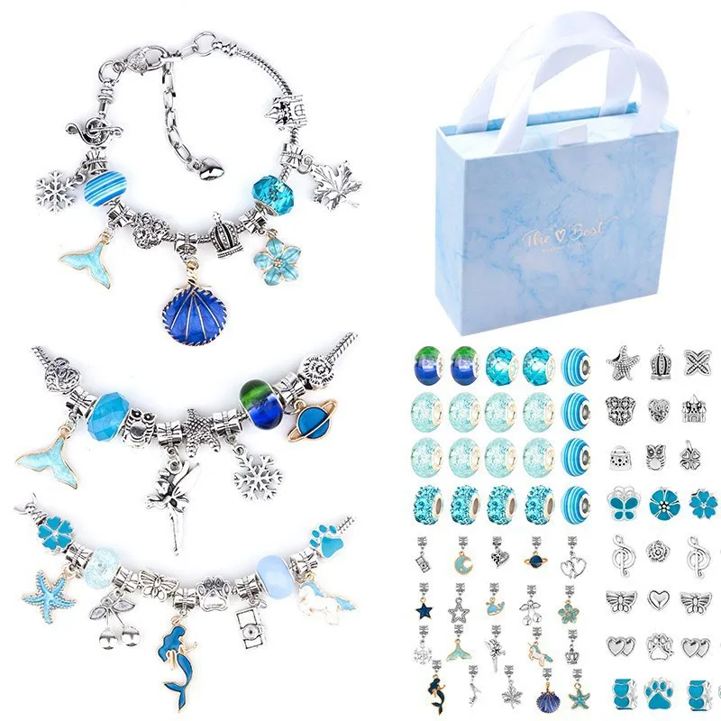 Charm Bracelet Making Kit for  - Jewelry Making Kits For Kids のレビューと価格