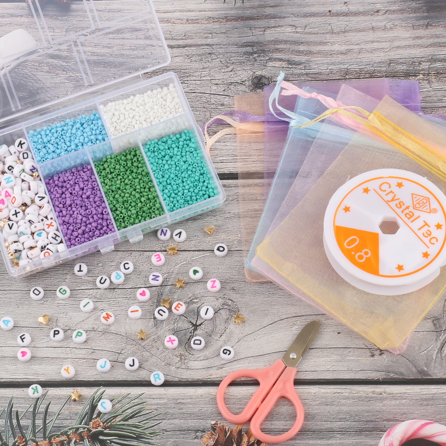 5000pcs Boxed Beads Kits Czech - Jewelry Making Kits For Kids のレビューと価格