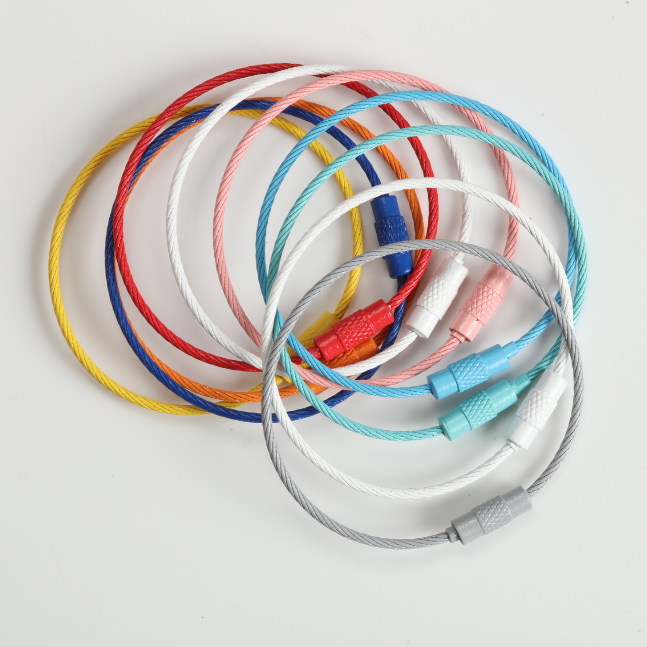 5/10/20/40pcs Colorful Keychai - Jewelry Making Materials Wholesale のレビューと価格