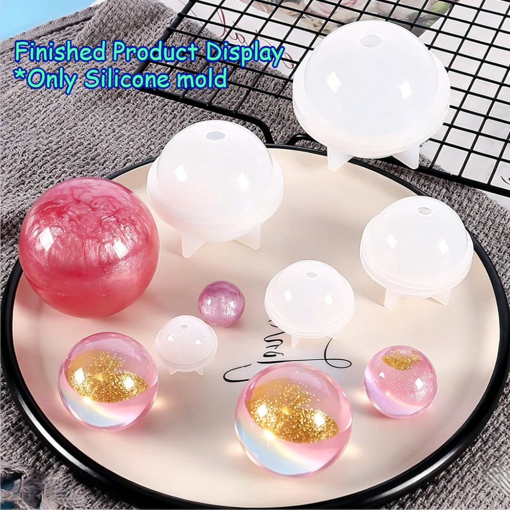 5Pcs Sphere Silicone Mold Kit  - Jewelry Making Kits For Kids のレビューと価格