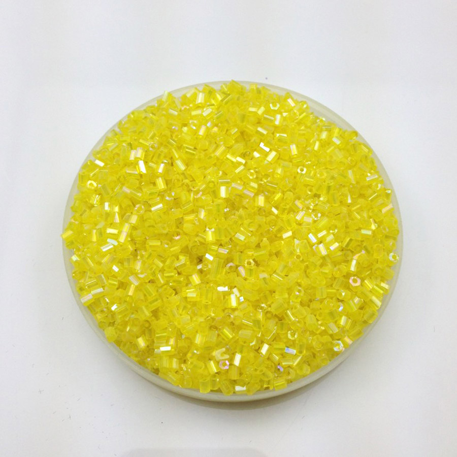 16g 1000pcs 2*3mm Colorful AB  - Seed Bead Tube のレビューと価格