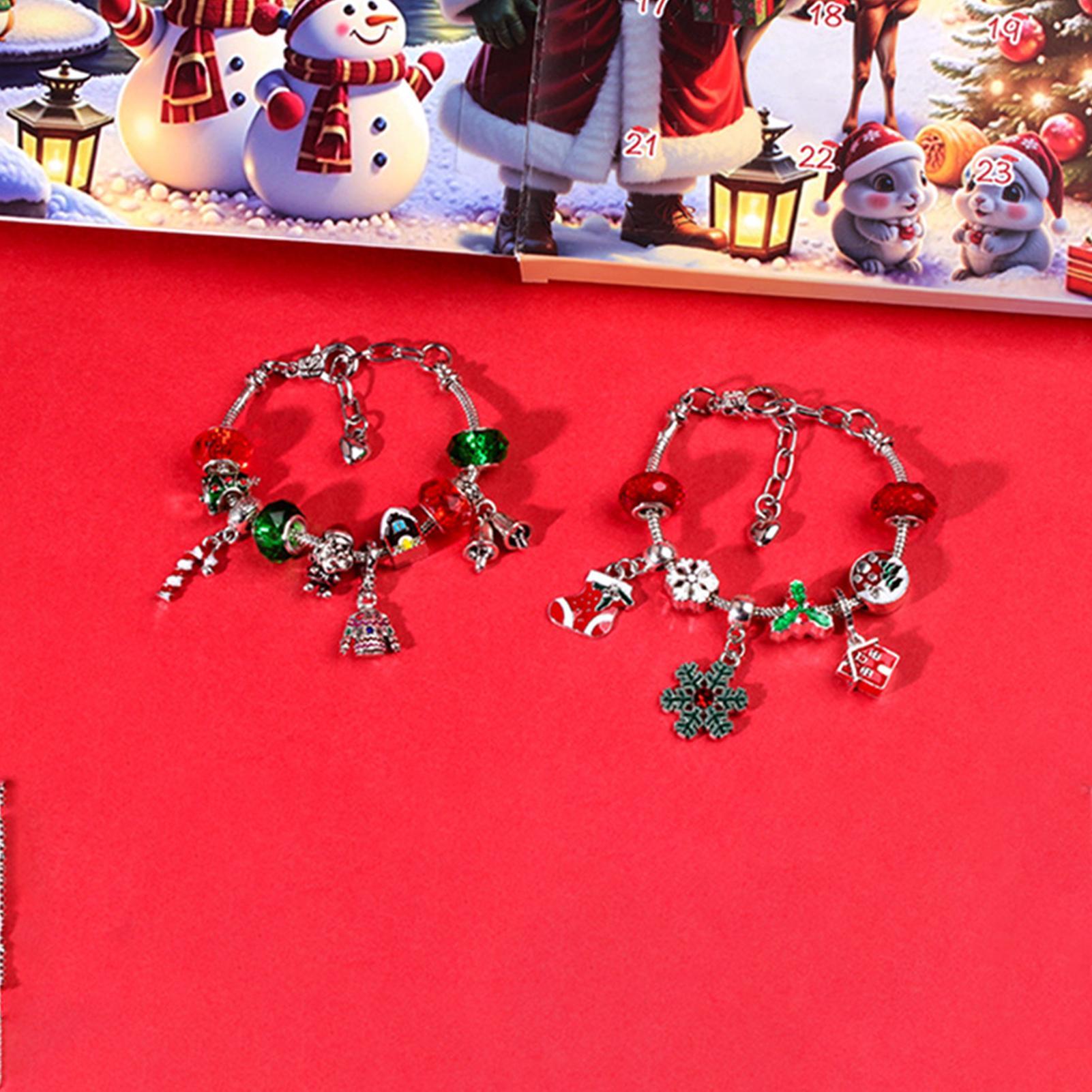 Christmas Gifts  Advent Bracel - Jewelry Making Kits For Kids のレビューと価格