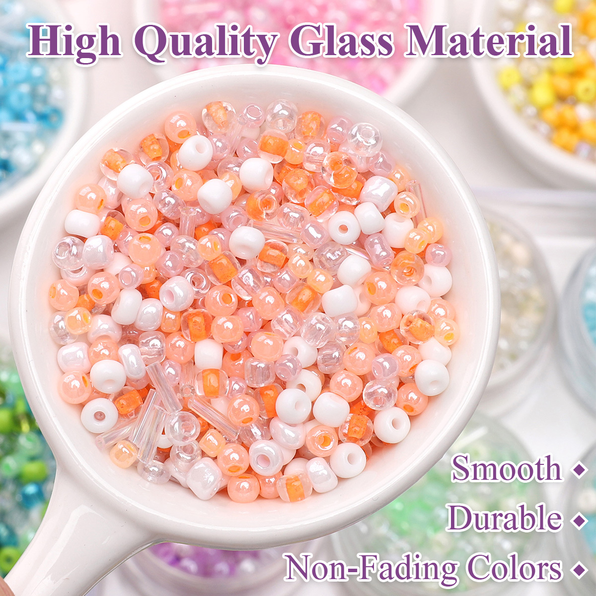 24 Grid Mixed Size Glass Seed  - Seed Bead Tube のレビューと価格