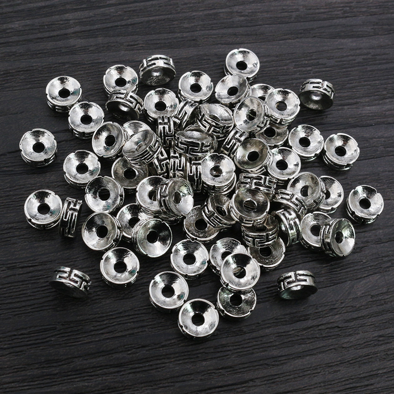 50pcs 7.5x3mm Spacer Beads Bro - Eyepin Ball End のレビューと価格