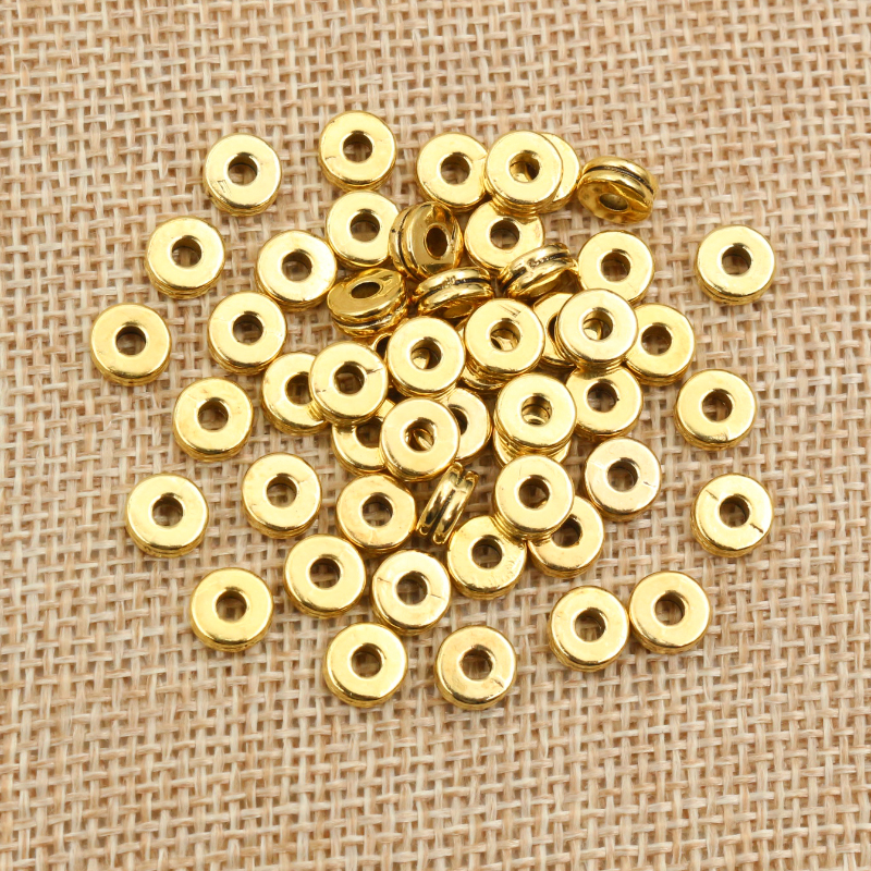 100pcs 6x6x2.5mm Antique Gold  - Eyepin Ball End のレビューと価格