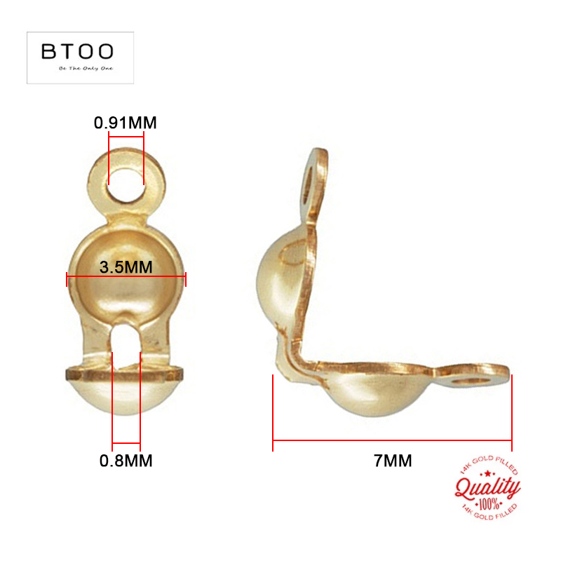 14K Gold Filled Clamshell Bead - Jewelry Making Materials Wholesale のレビューと価格