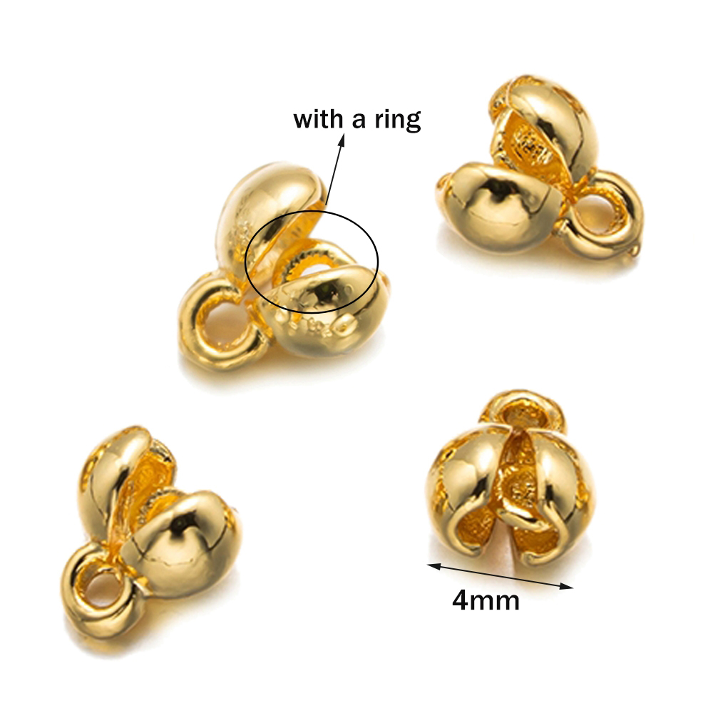 20pcs 18K Gold Plated Crimp En - Eyepin Ball End のレビューと価格