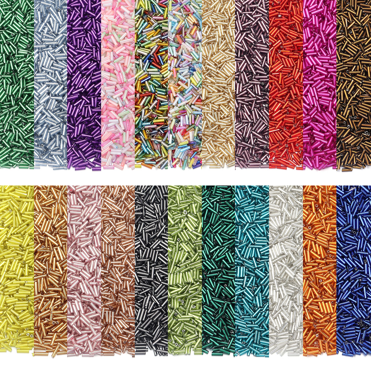 225pcs/lot Glass Seed Beads Co - Seed Bead Tube のレビューと価格
