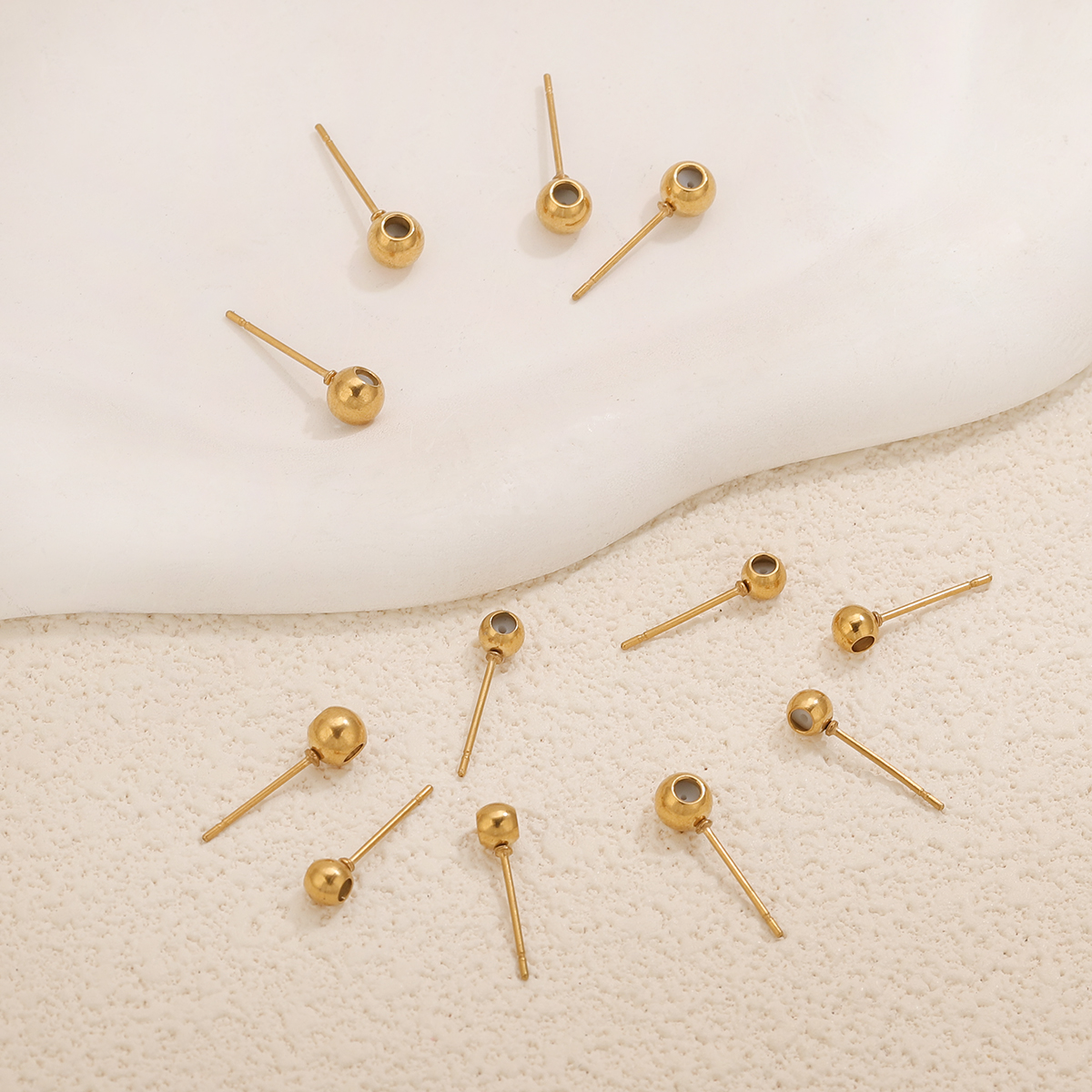 10pcs Stainless Steel Earring  - Jewelry Making Materials Wholesale のレビューと価格