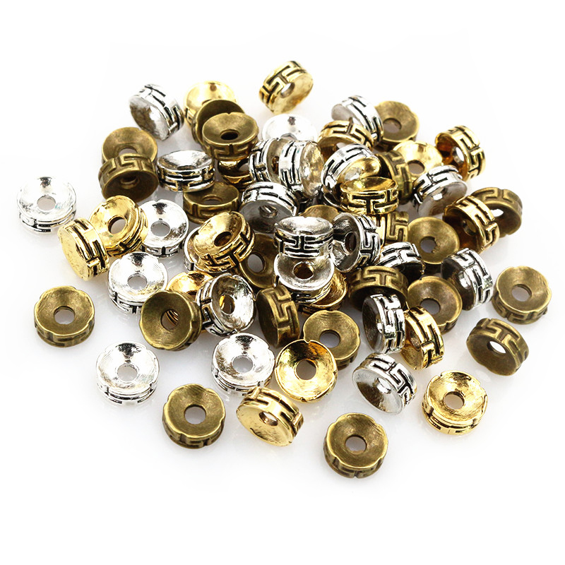50pcs 7.5x3mm Spacer Beads Bro - Eyepin Ball End のレビューと価格