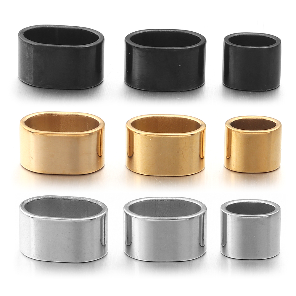 6pcs Flat Stainless Steel Tube - Jewelry Making Bead のレビューと価格
