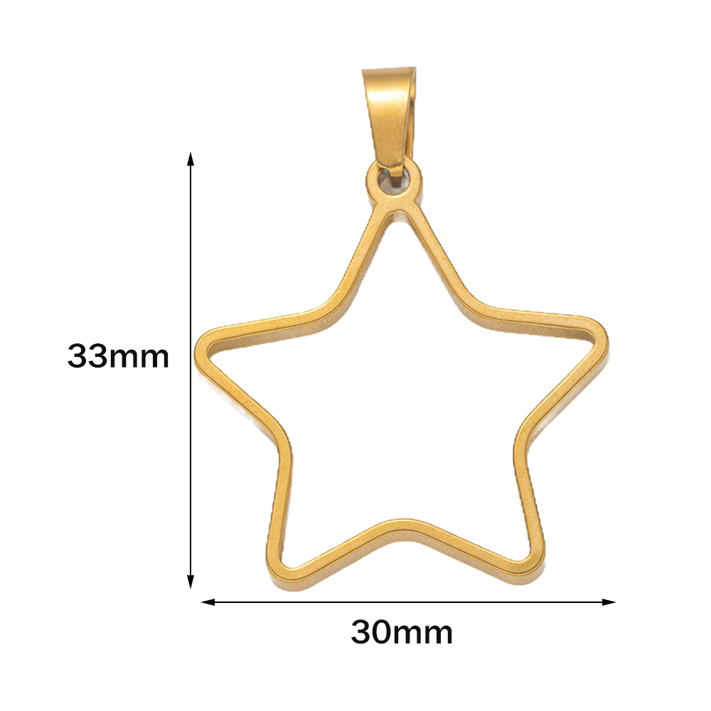 5pcs Stainless Steel Open Back - Pendant Blank Bezel のレビューと価格