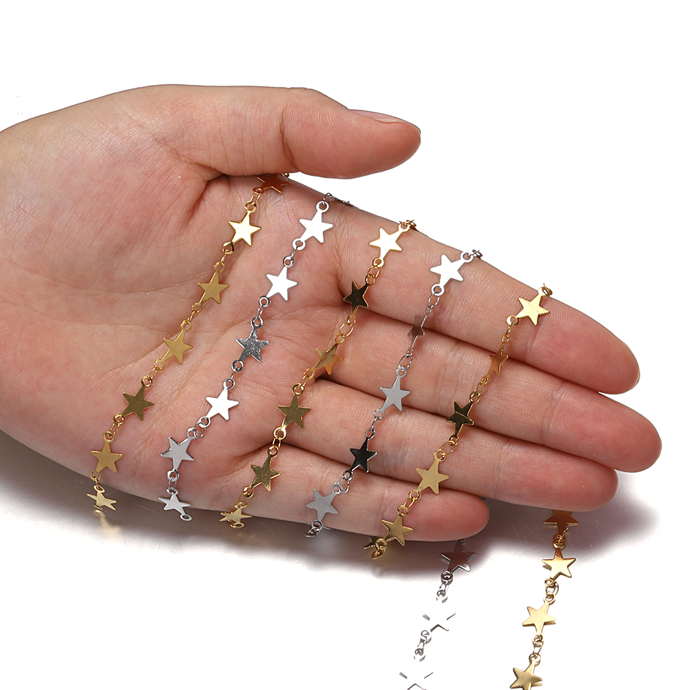 1Meter Gold Plated Stainless S - Jewelry Making Materials Wholesale のレビューと価格