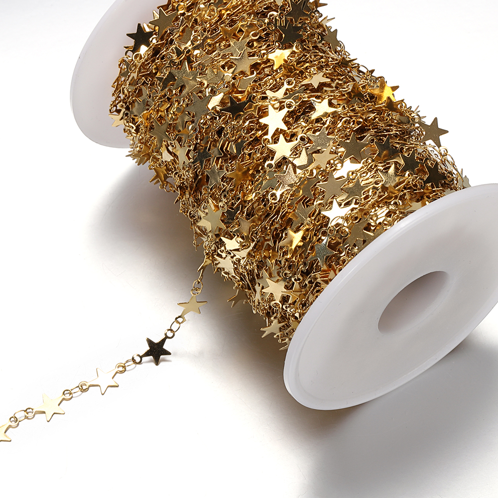 1Meter Gold Plated Stainless S - Jewelry Making Materials Wholesale のレビューと価格
