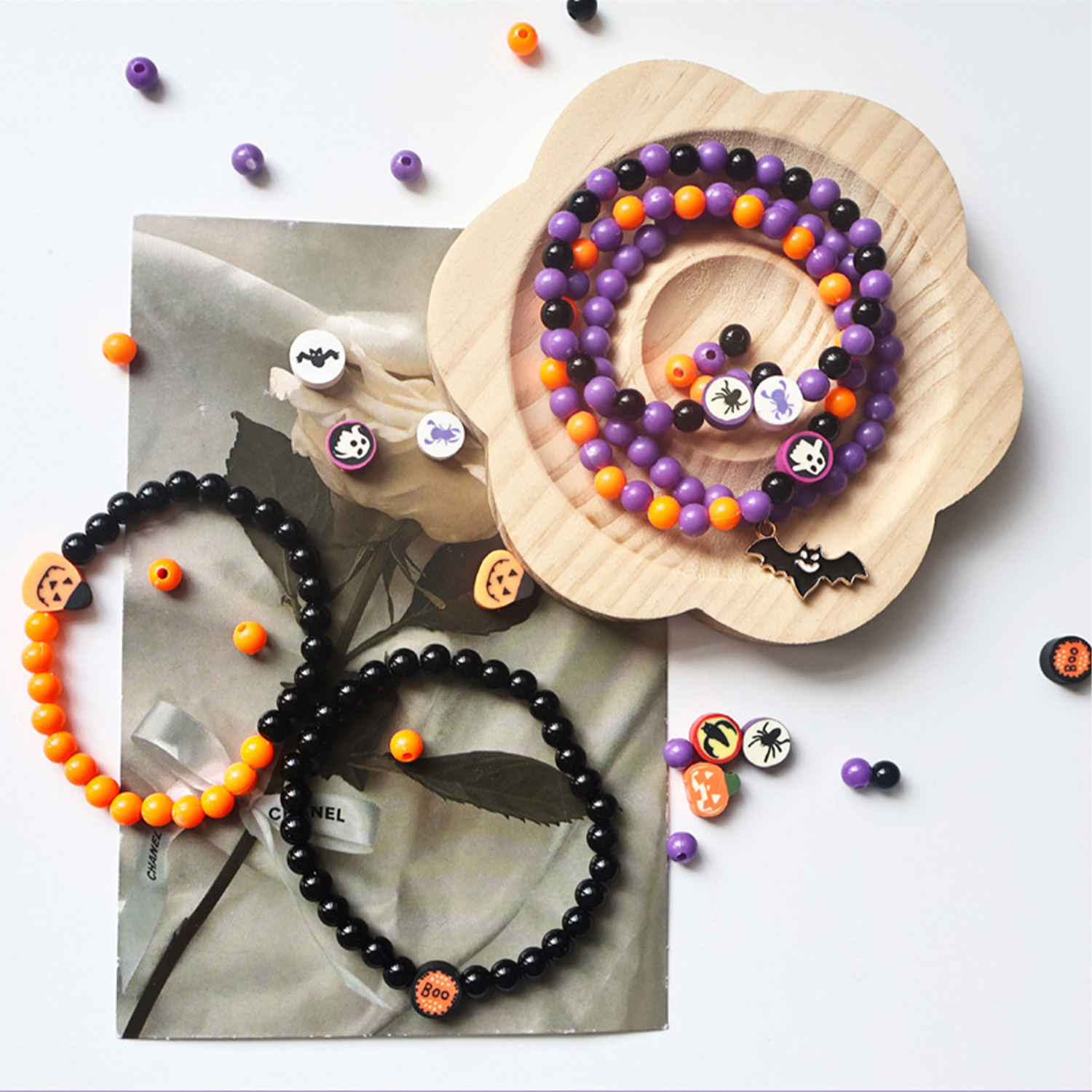 Halloween 4 grid beading set,  - Jewelry Making Resin のレビューと価格