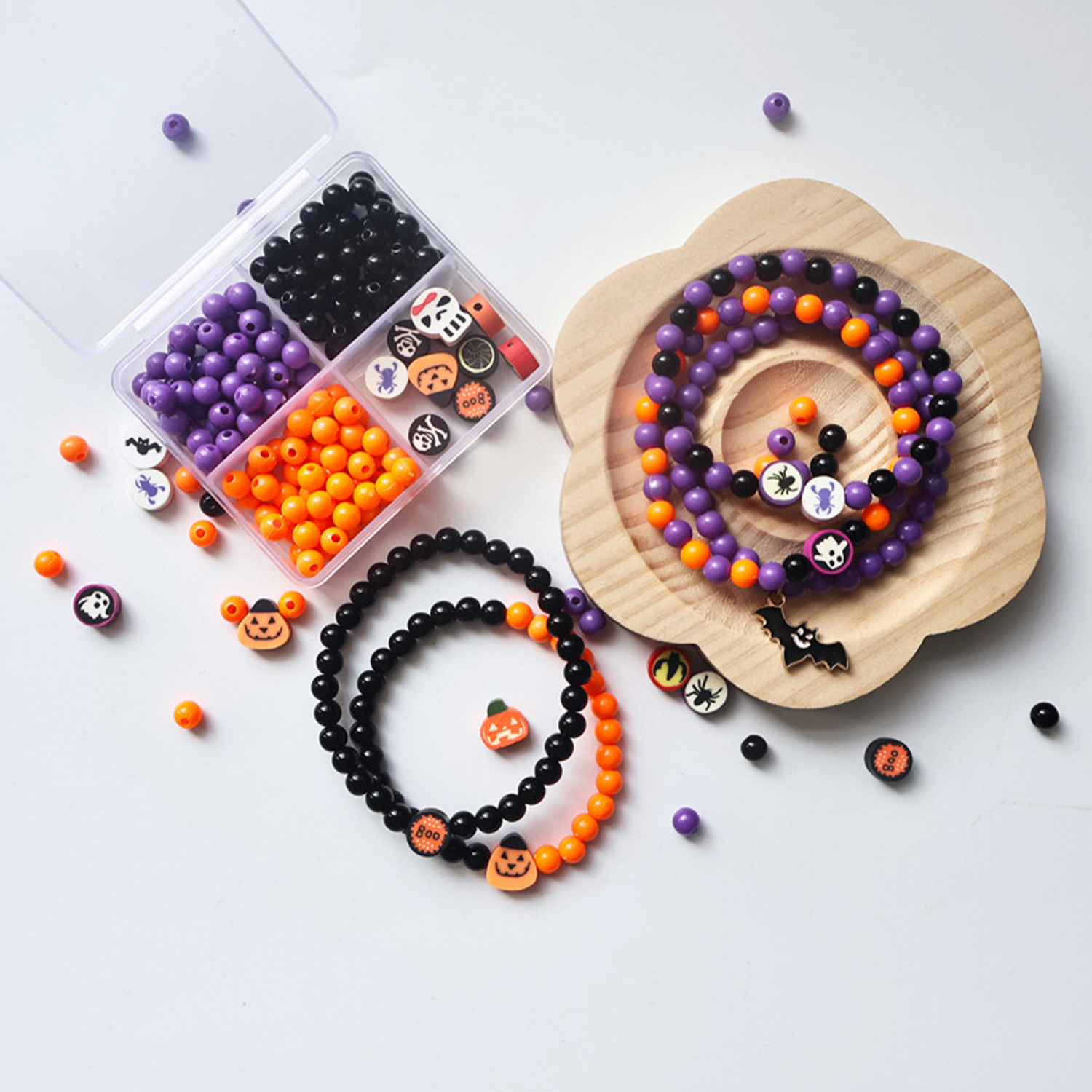 Halloween 4 grid beading set,  - Jewelry Making Resin のレビューと価格