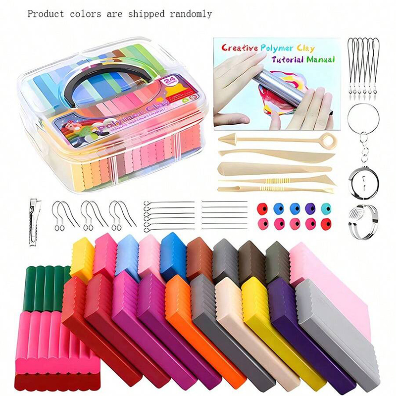 24 Color Polymer Clay Earring  - Jewelry Making Kits For Kids のレビューと価格