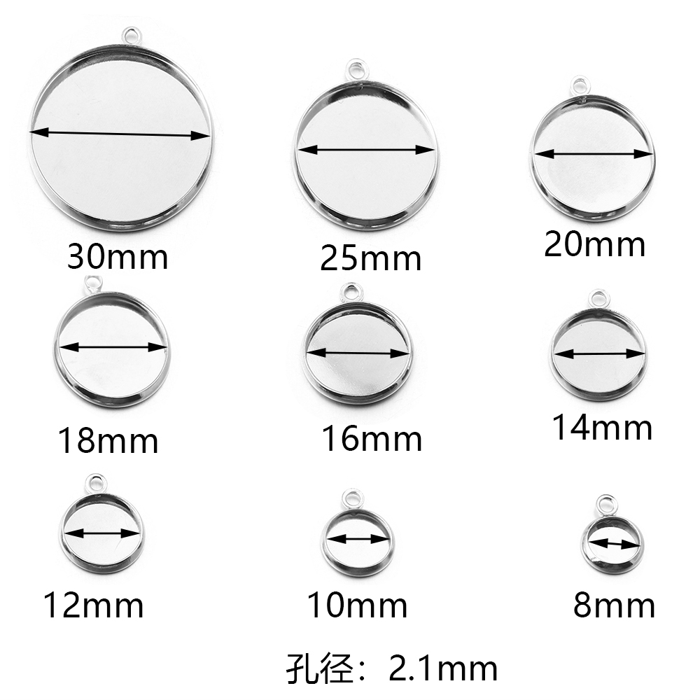 10pcs Iron Cabochon Base 8/10/ - Pendant Blank Bezel のレビューと価格