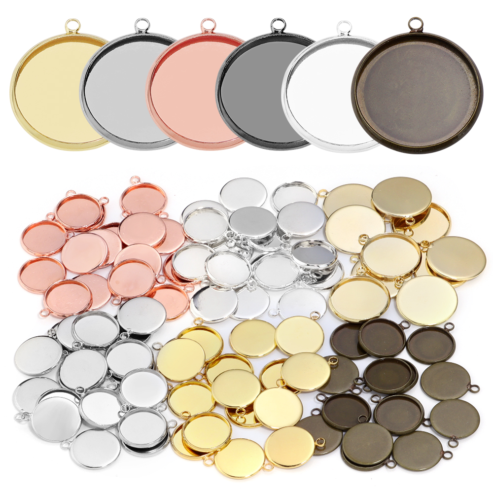10pcs Iron Cabochon Base 8/10/ - Pendant Blank Bezel のレビューと価格