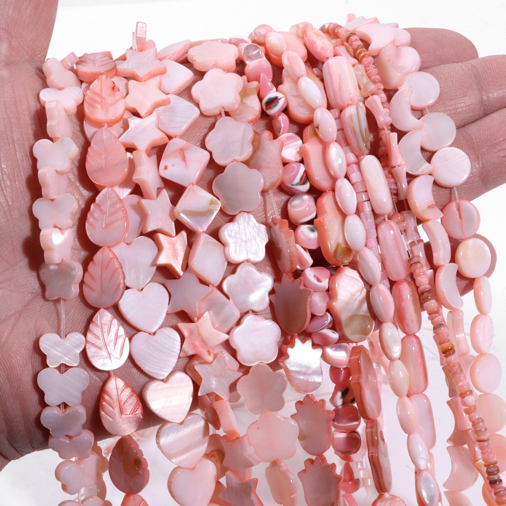 Pink Mother of Pearl Shell Bea - Seed Bead Tube のレビューと価格