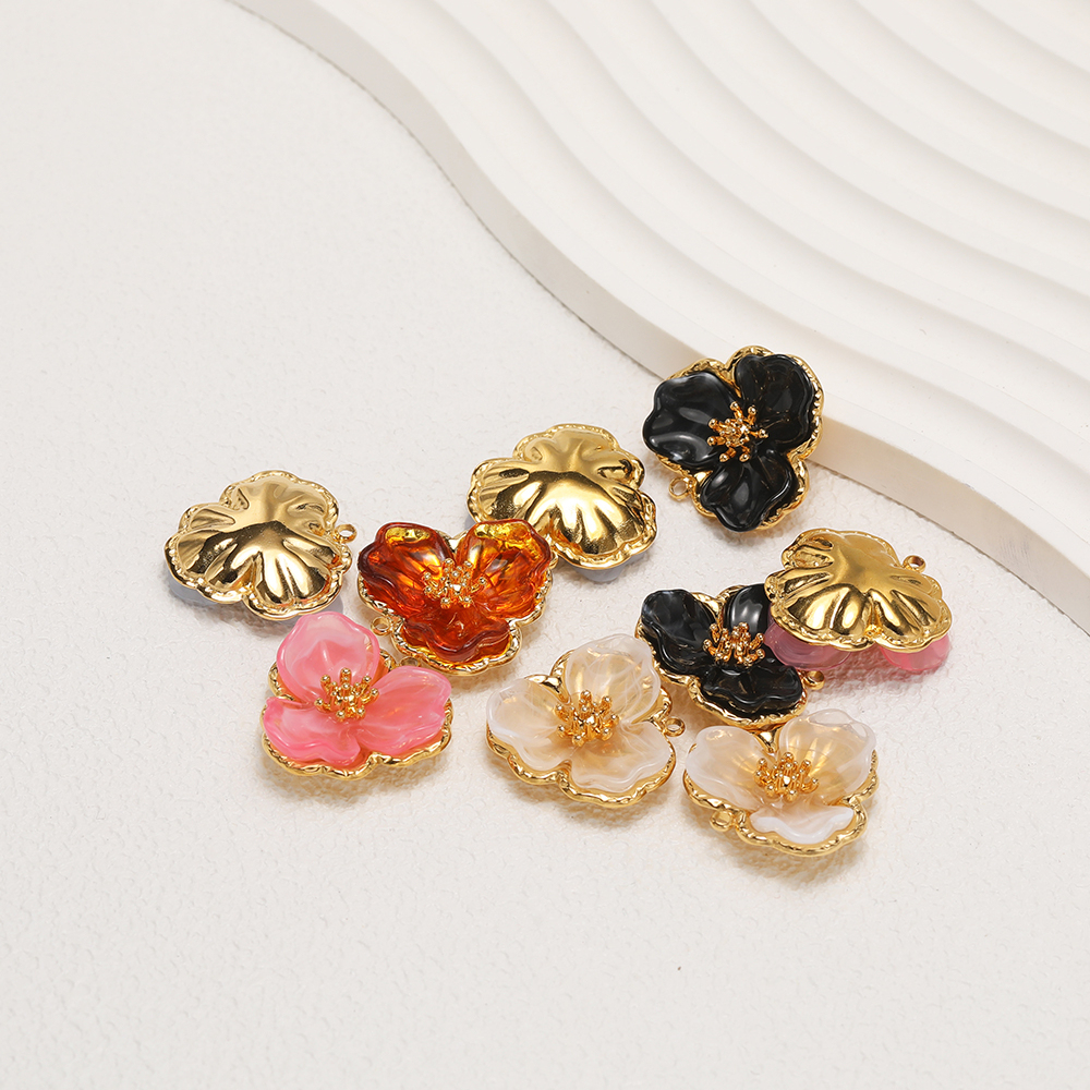 3pcs Gold Plated Stainless Ste - Jewelry Making Resin のレビューと価格