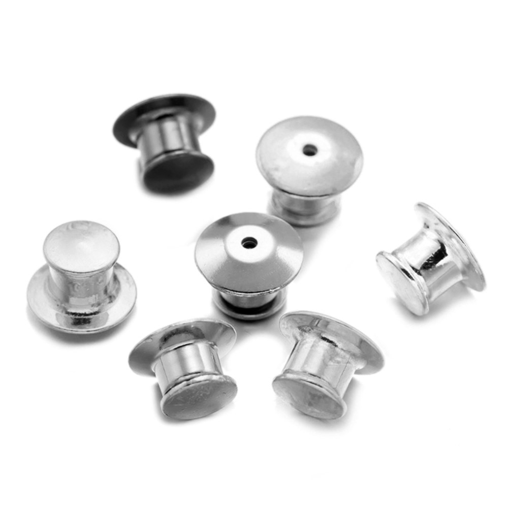 100Pcs Black Metal Locking Pin - Jewelry Making Materials Wholesale のレビューと価格