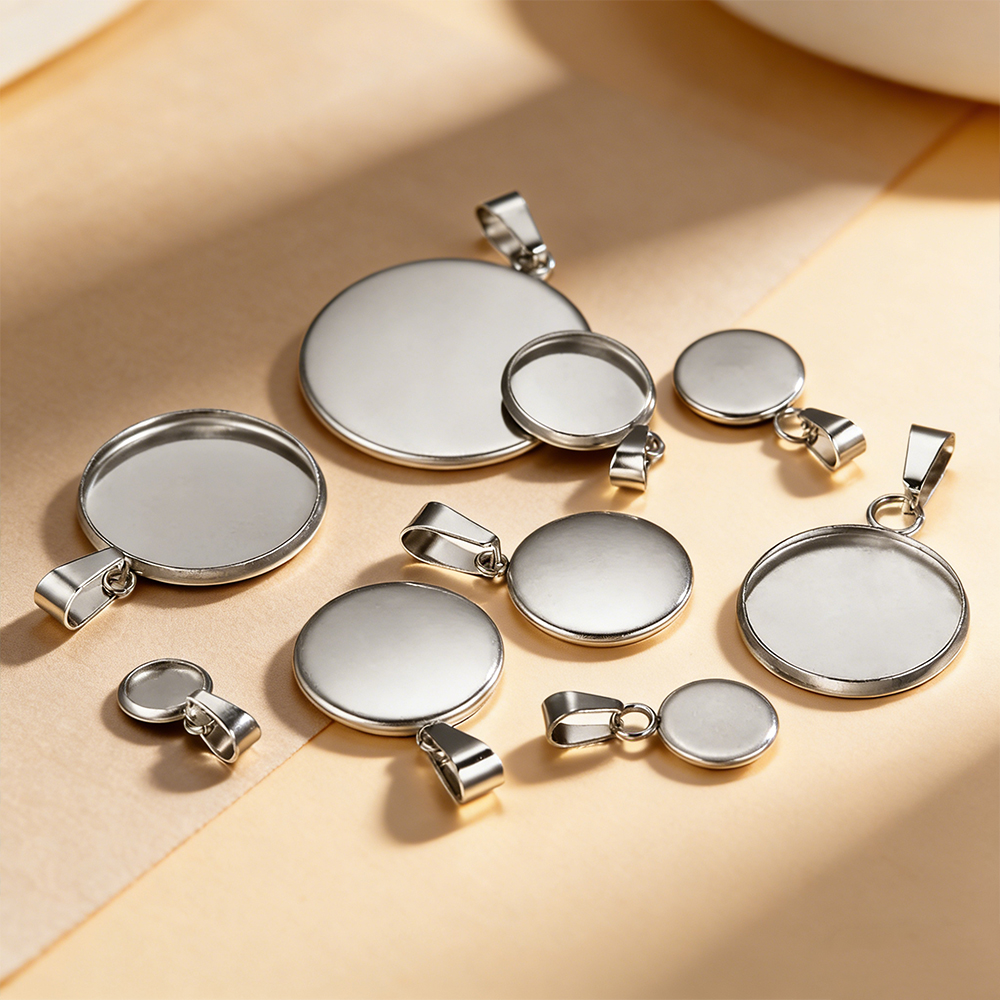 10pcs 316 Stainless Steel 6~20 - Pendant Blank Bezel のレビューと価格