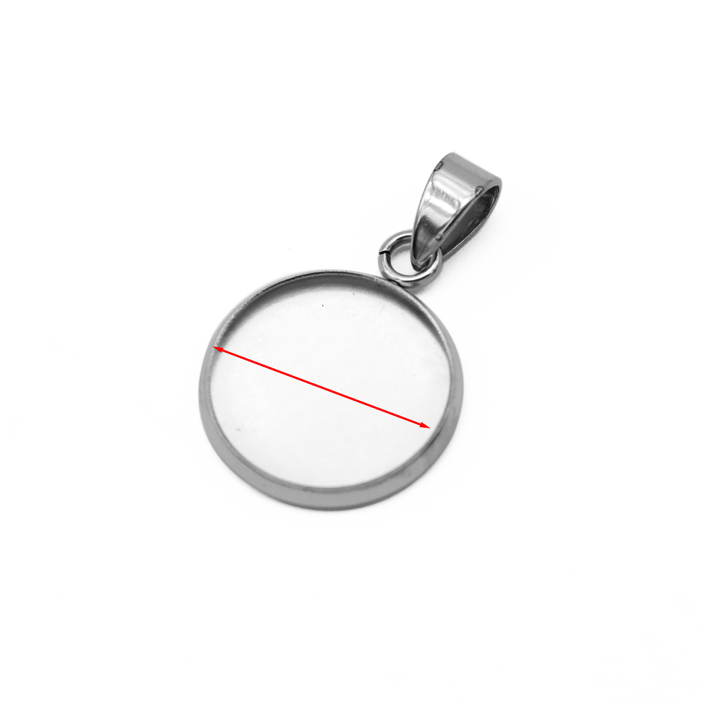 10pcs 316 Stainless Steel 6~20 - Pendant Blank Bezel のレビューと価格