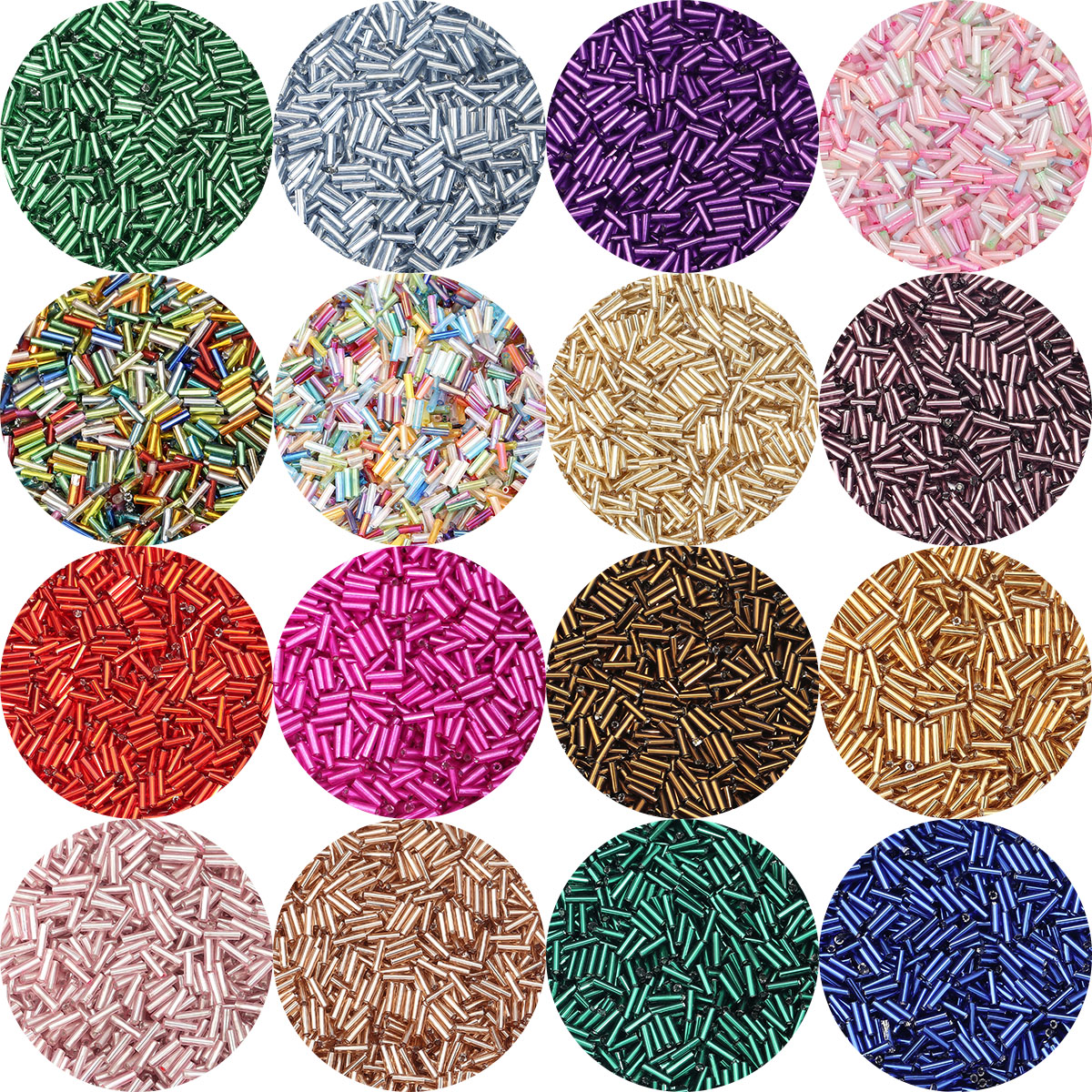 10g/pack 2mm Glass Seed Beads  - Seed Bead Tube のレビューと価格