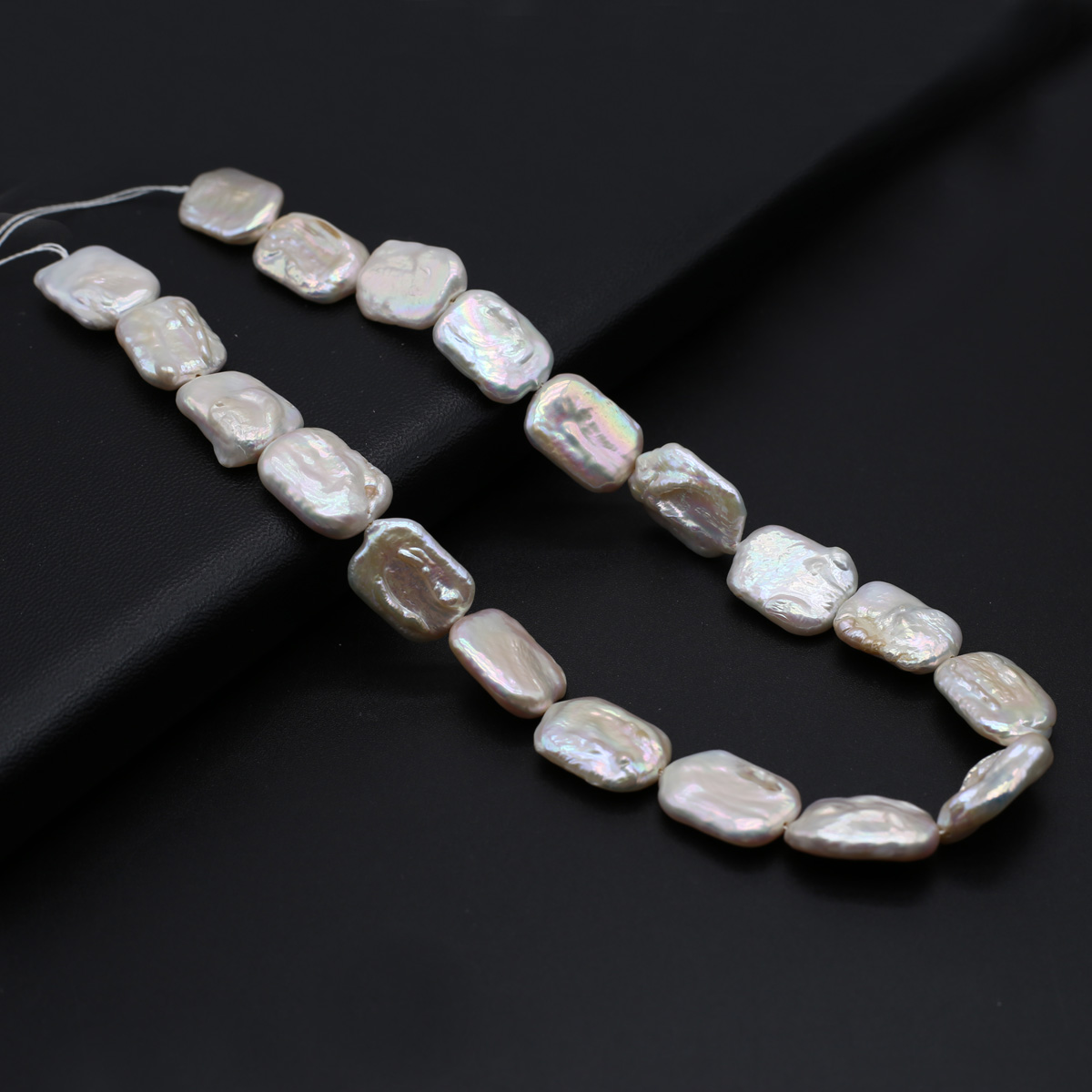 Natural Freshwater Baroque Rec - Jewelry Making Bead のレビューと価格