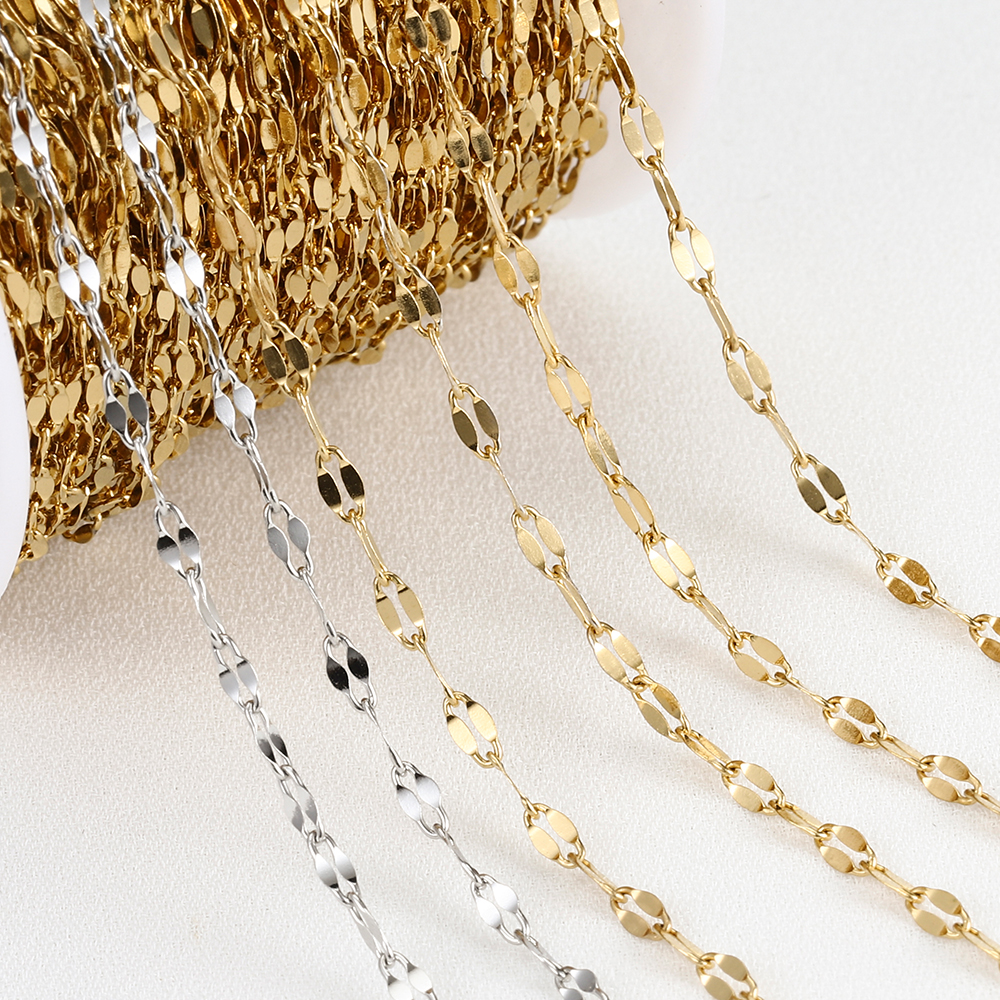 2Meters Gold-Plated Stainless  - Jewelry Making Materials Wholesale のレビューと価格