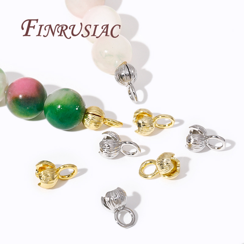 18K Gold Plated Cord Ends Clam - Eyepin Ball End のレビューと価格