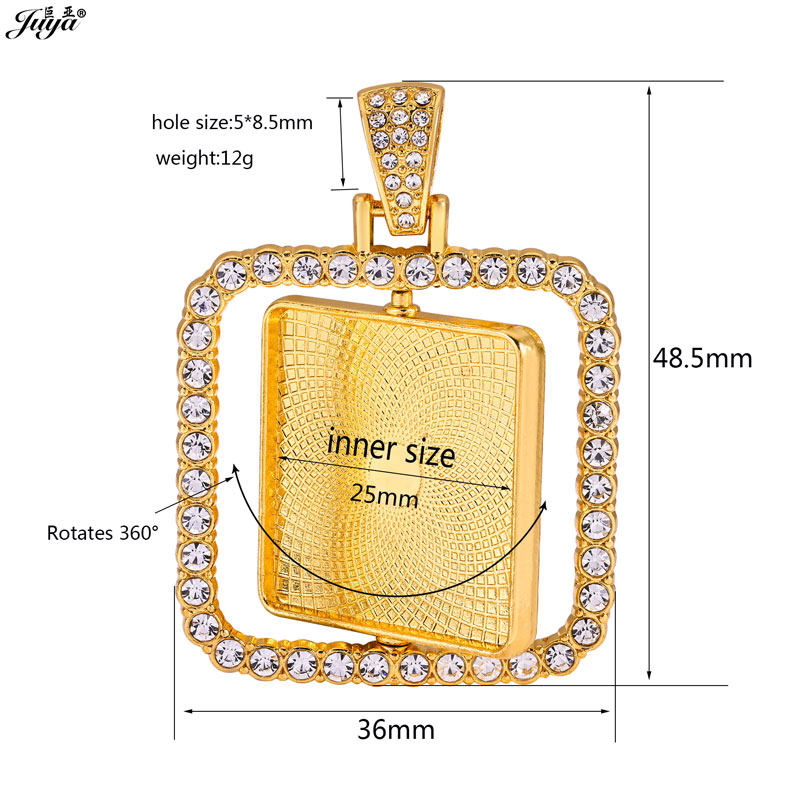 3PCS Double Sided Pendant Base - Pendant Blank Bezel のレビューと価格