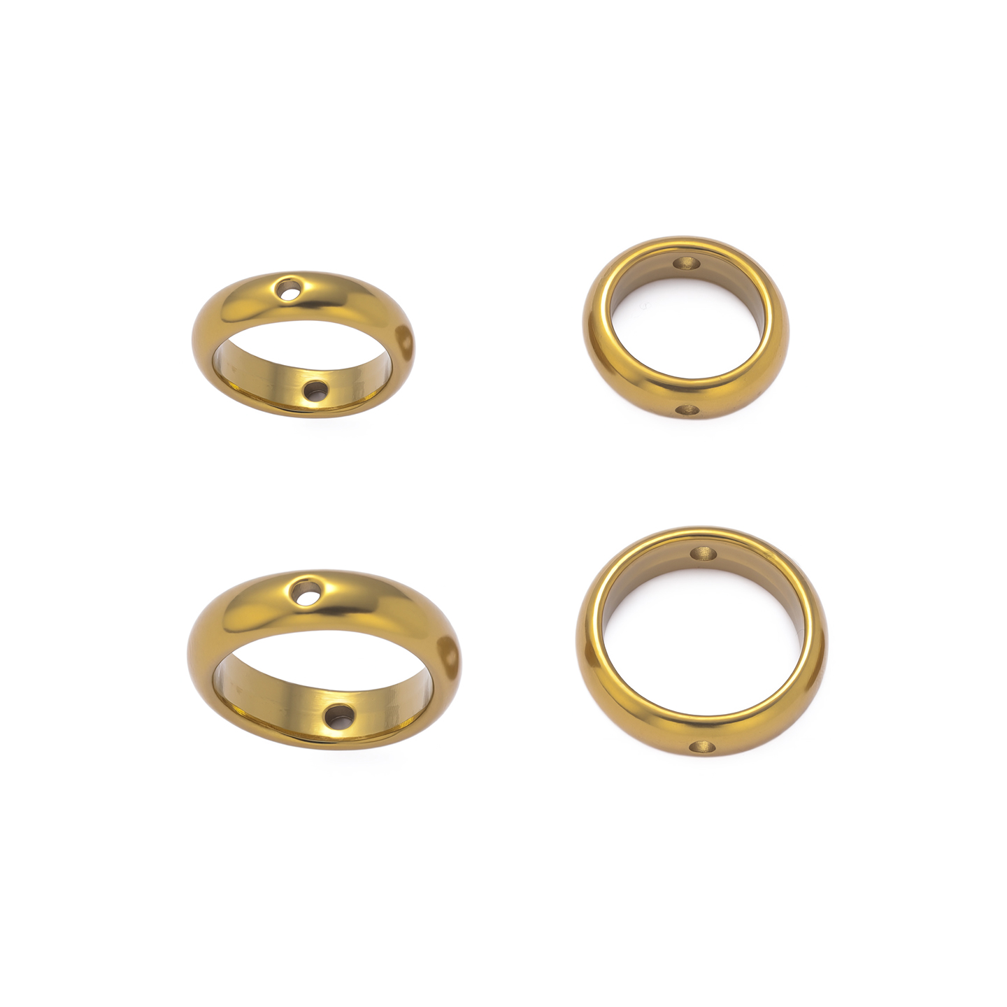5pcs/lot Stainless Steel Two H - Pendant Blank Bezel のレビューと価格
