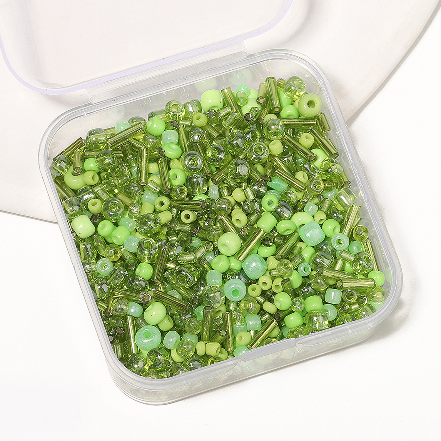 700Pcs/box Green Japanese Seed - Seed Bead Tube のレビューと価格