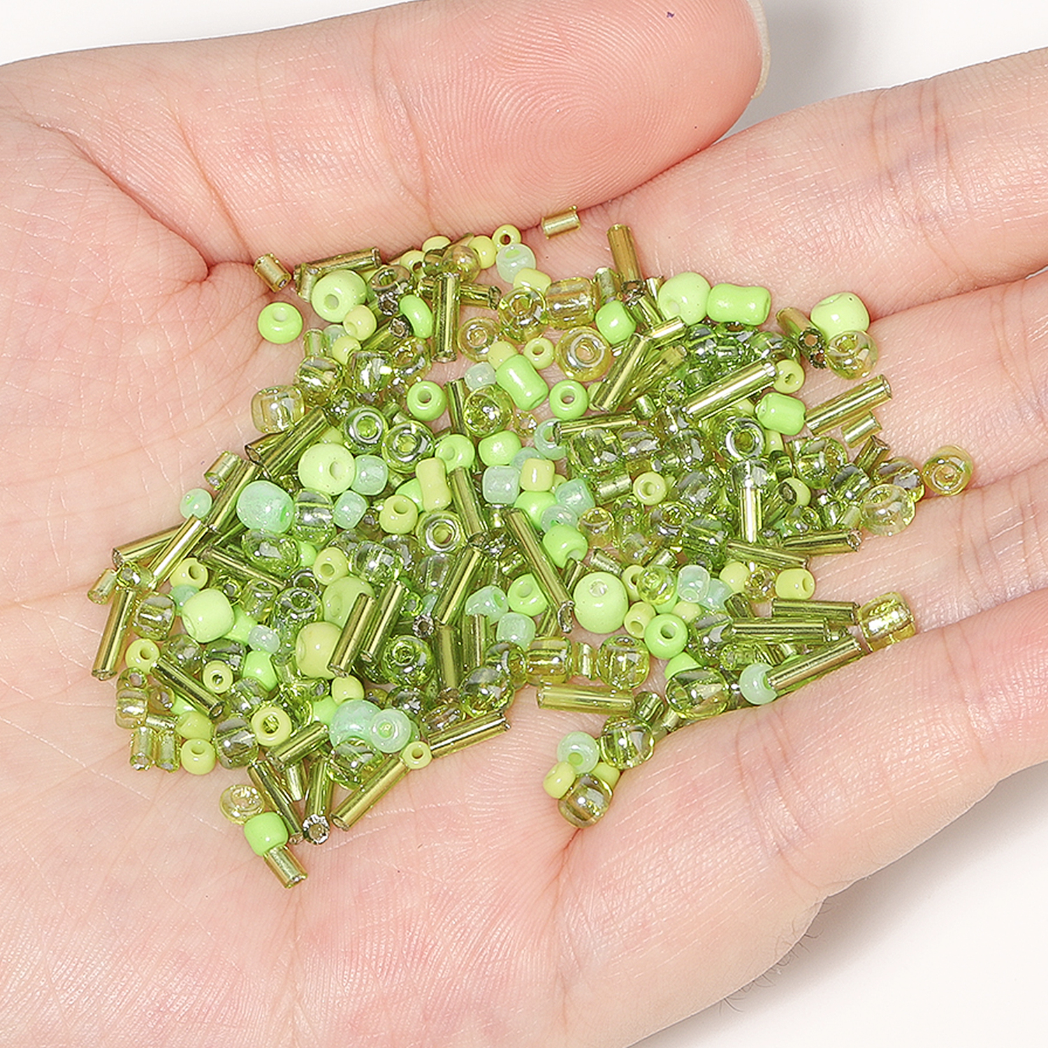 700Pcs/box Green Japanese Seed - Seed Bead Tube のレビューと価格