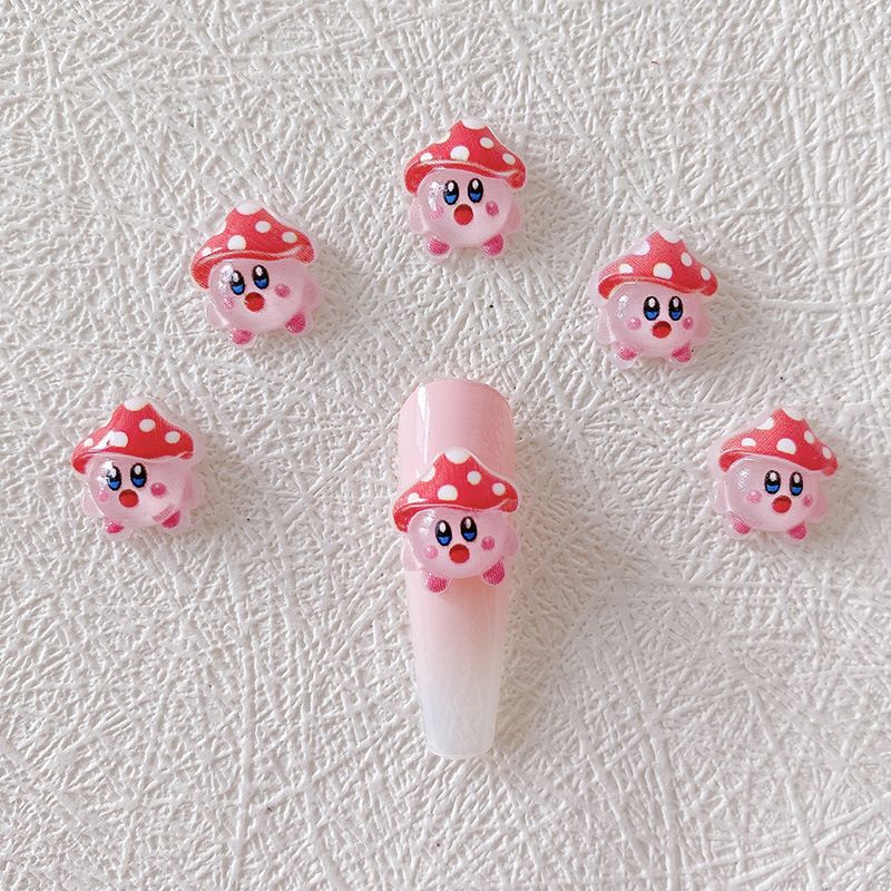 2/10/20pcs Kirby Nail Charms 3 - Jewelry Making Resin のレビューと価格